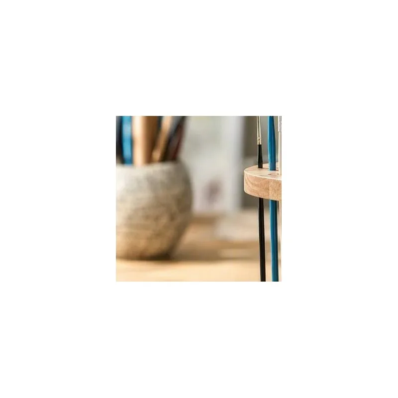 360°-swivel-wood-pen-organizer-2-layer-multi-hole-stand-for-art-brushes-embroidery-painting-tools