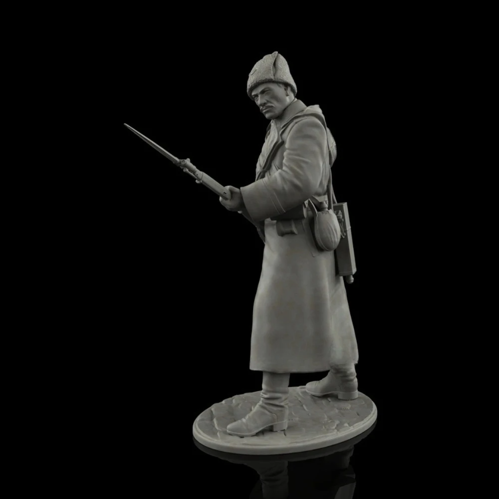 

resin soldier model GK 75MM Russian infantry unassembled and unpainted DIY kit 1141R