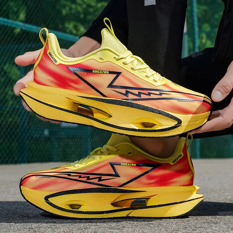 

Men's Casual Running Shoes Carbon Plate Professional Marathon Racing Shoe Trainers Jogging Shoes Fitness Sport Shoes Sneakers