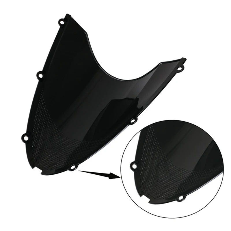 Pare-brise de moto pour KAWASAKI, déflecteur de vent d'air, pare-brise, ZX6R, 2005-2008, ZX10R, 2007, 2008