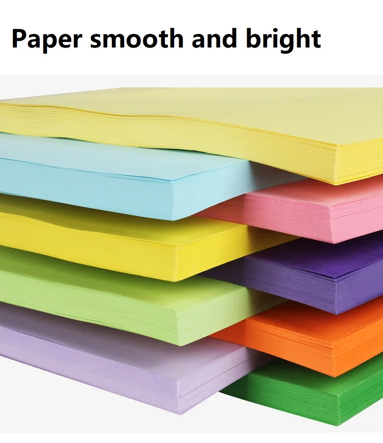 120g/m2 color printing copy paper A4 100 sheets / pack color card paper Craft Paper Thick Paperboard Cardboard