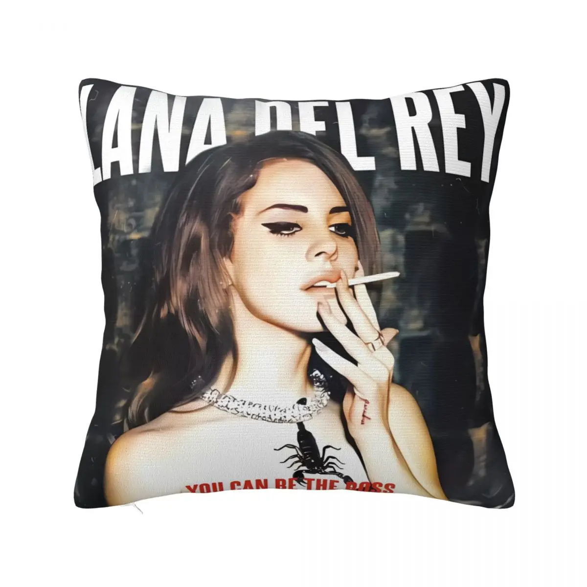 Lana Del Rey Ultraviolence Pillow Cover Case for Sofa Bed, Home Decorative Pattern, Polyester Print, Autumn