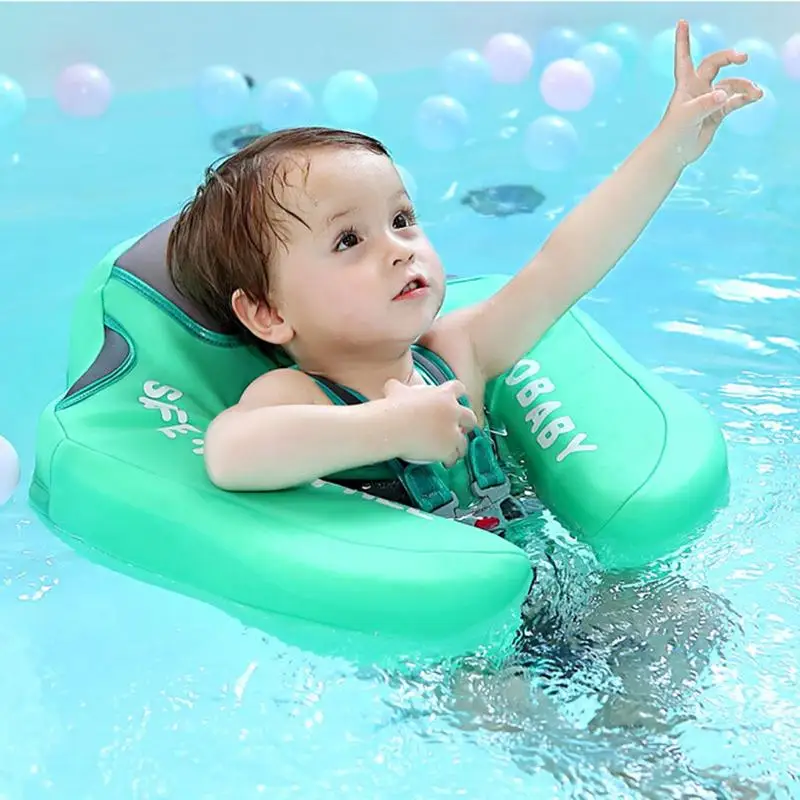 Baby Pool Float With Canopy Newborn To 24 Months Swimming Float With Canopy Infant Pool Float For Home Wading Sports In Summer