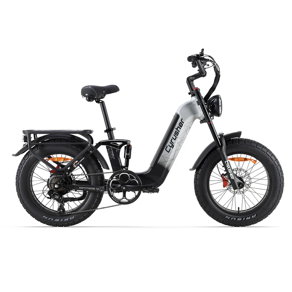 Cyrusher Kommoda 3.0 Erwachsenen-Elektrofahrrad 250W Motor Allterrain-E-Bike 48V20Ah Akku E-Bike 20 Zoll Reifen Elektrofahrrad
