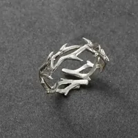 Punk Classic Split Rings Stainless Steel Simple Adjustable Rings for Women Men Couples Jewelry Accessories