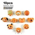 10pcs Animal Head