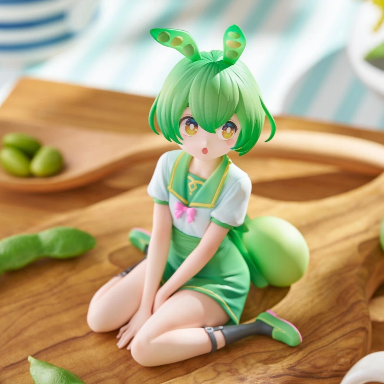 

Furyu Noodle Stopper Figure Zundamon 10cm Action Figure Model Decoration Kawaii Model Doll Collectible Toy Gift