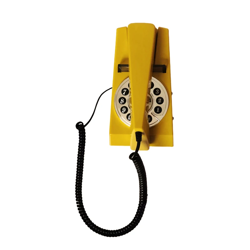 Corded Telephone, Wall Phone, Wall Telephone,Retro House Phone for Seniors, Wall-Mountable Telephone,Trimline Phone