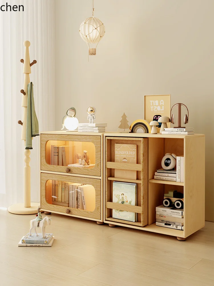 

QZT bookcase cabinet storage compartment