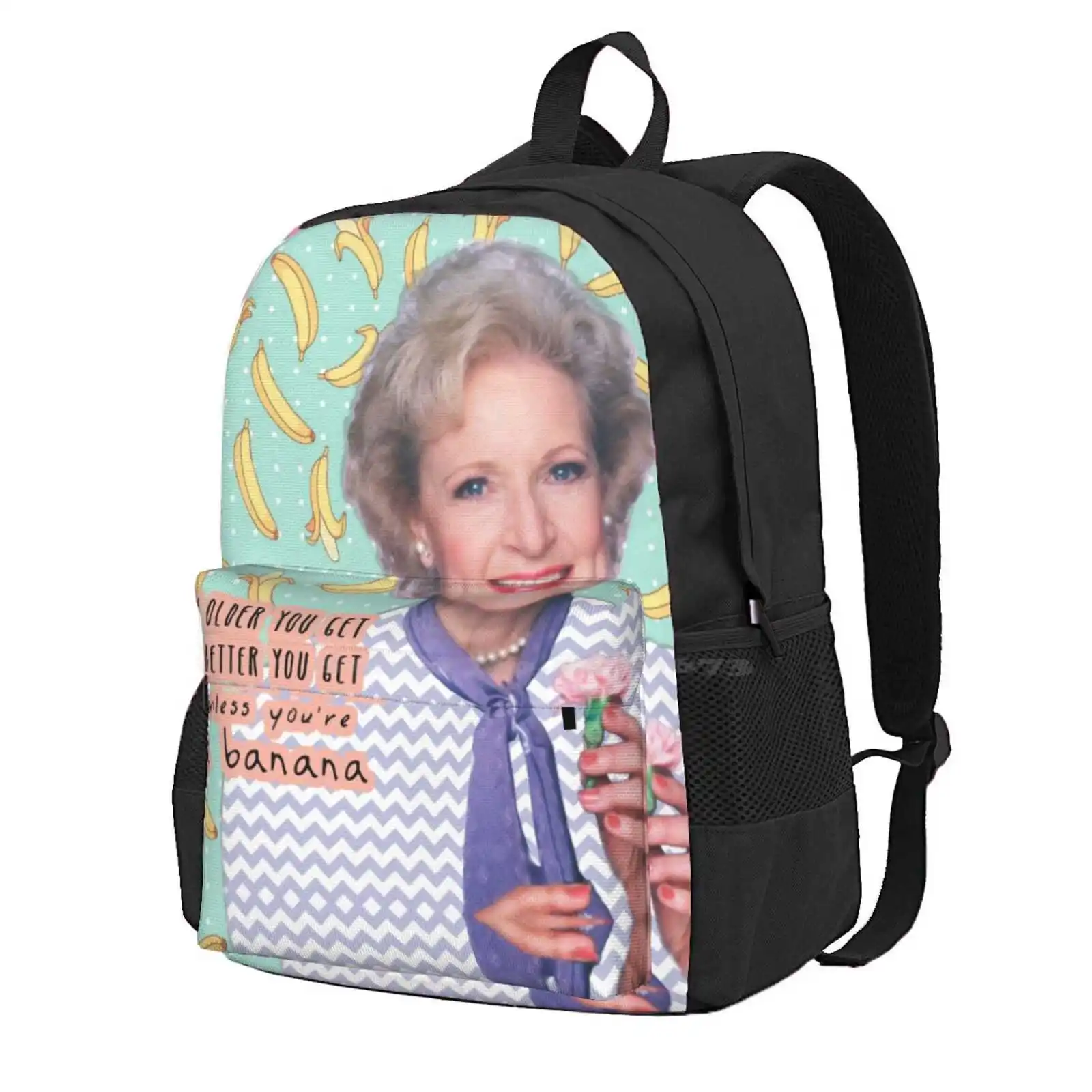 Rose Nylund 2 Hot Sale Schoolbag Backpack Fashion Bags Rose Nylund Golden Girls Series Sitcoms Tv 80S St Olaf 90S Banana