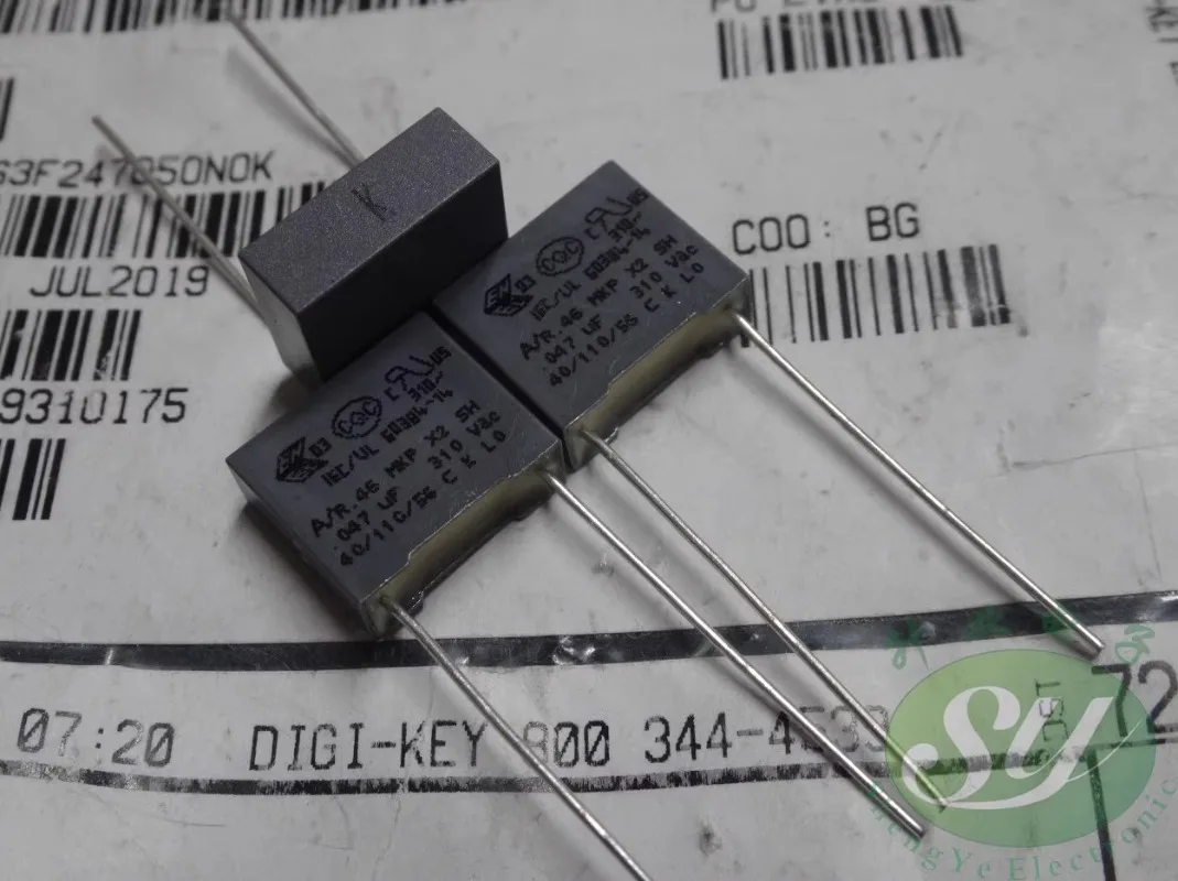 20 piezas AV R46 0,047 uf/310VAC 47nf 473 nuevo condensador de película 10MM