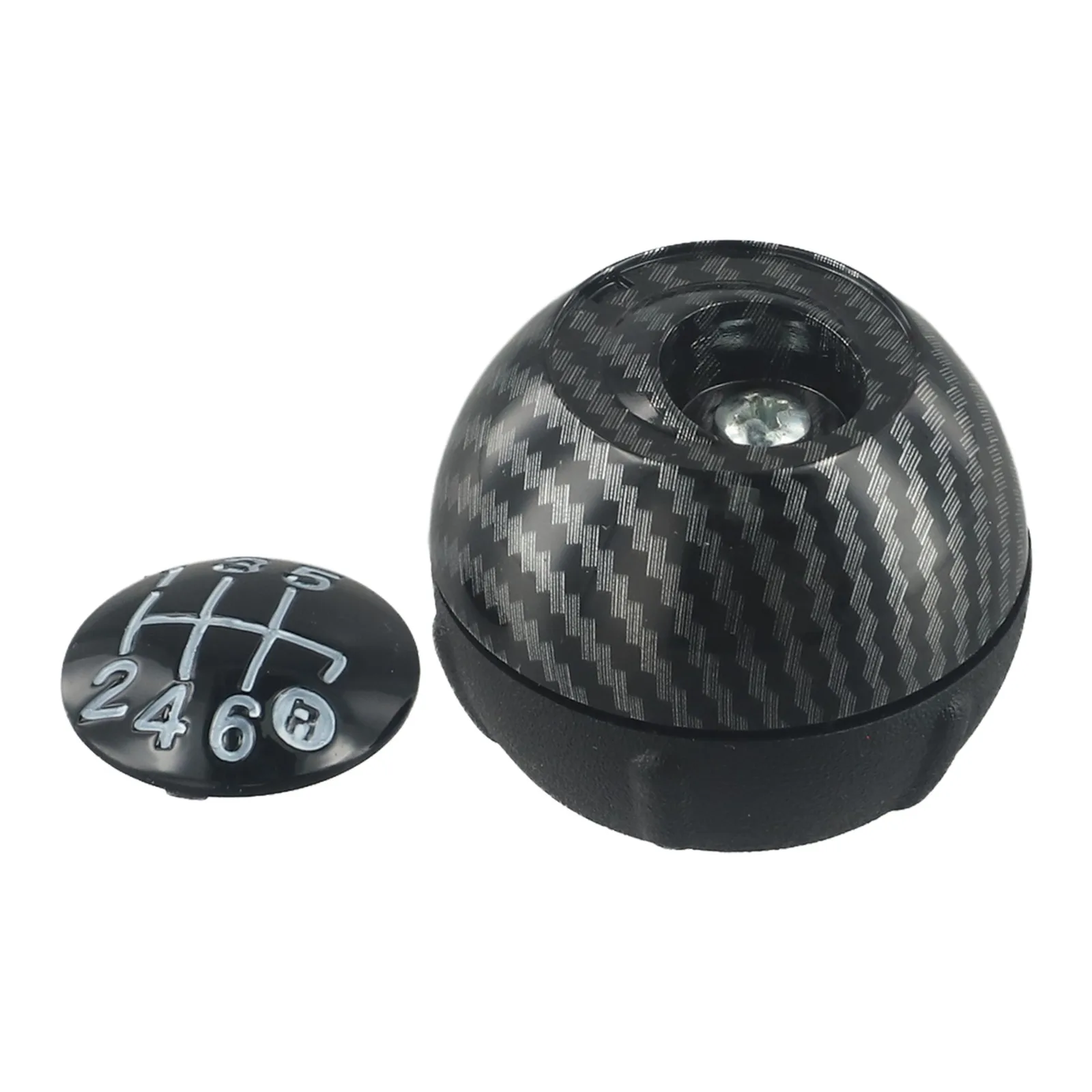 Aesthetic Upgrade Carbon Fiber Manual Shifter Compatible with For Fiat Five Hundred from Two Thousand Twelve Eighteen