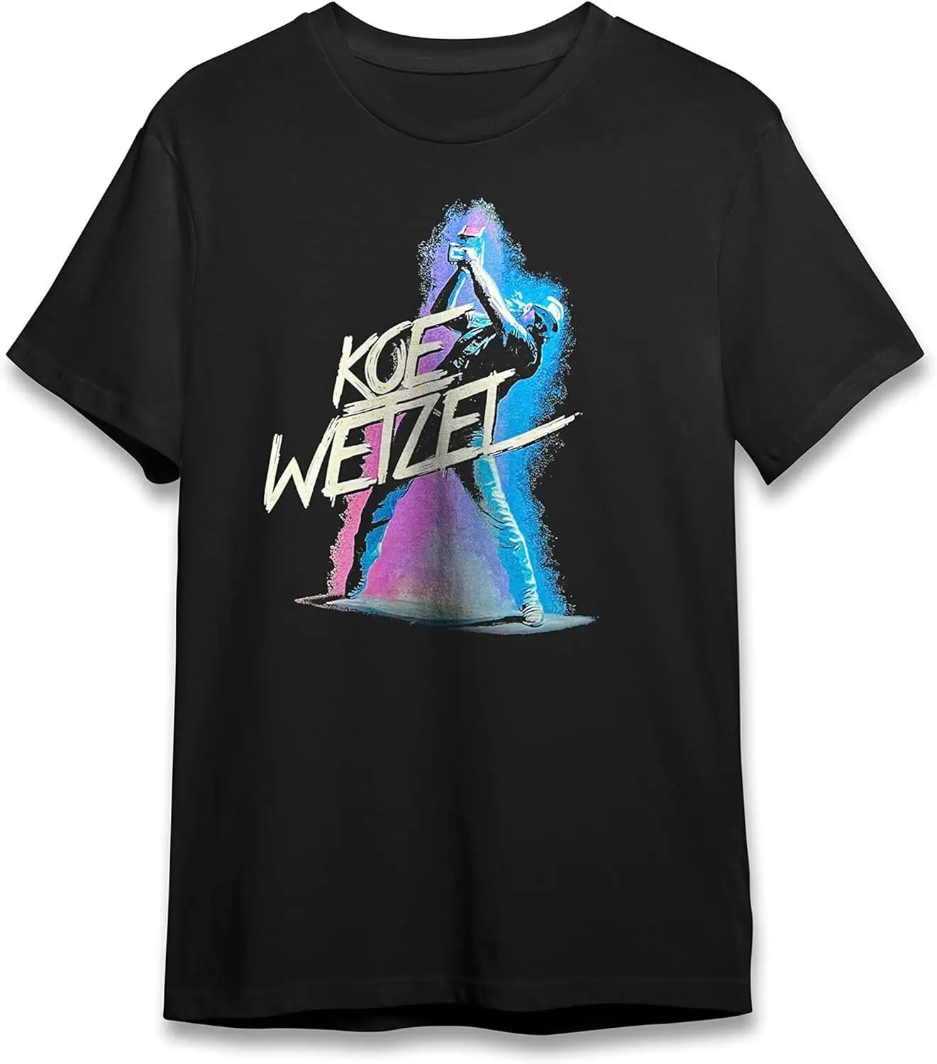 

Koe Wetzel Tour концерт 2024 черный тяжелый хлопок размер фотофутболка PP254