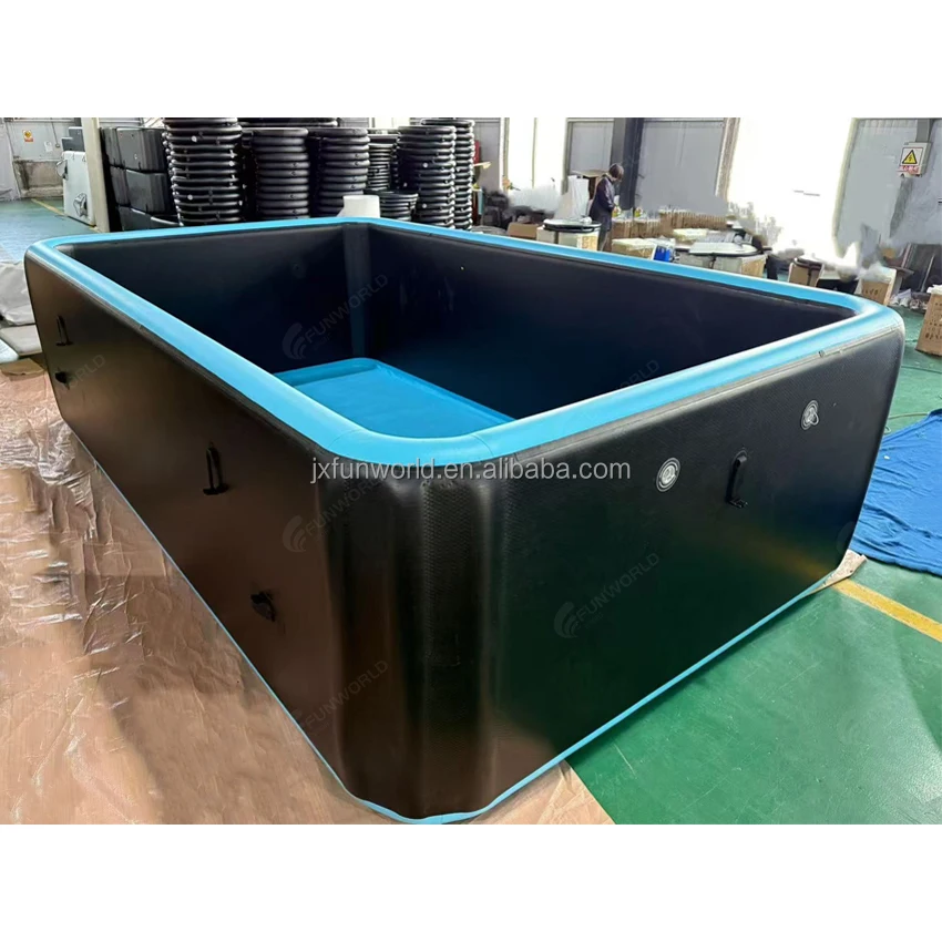 Multiple People Rectangle Drop Stitch Pool Foldable Round Inflatable Hard Pool For Home Use