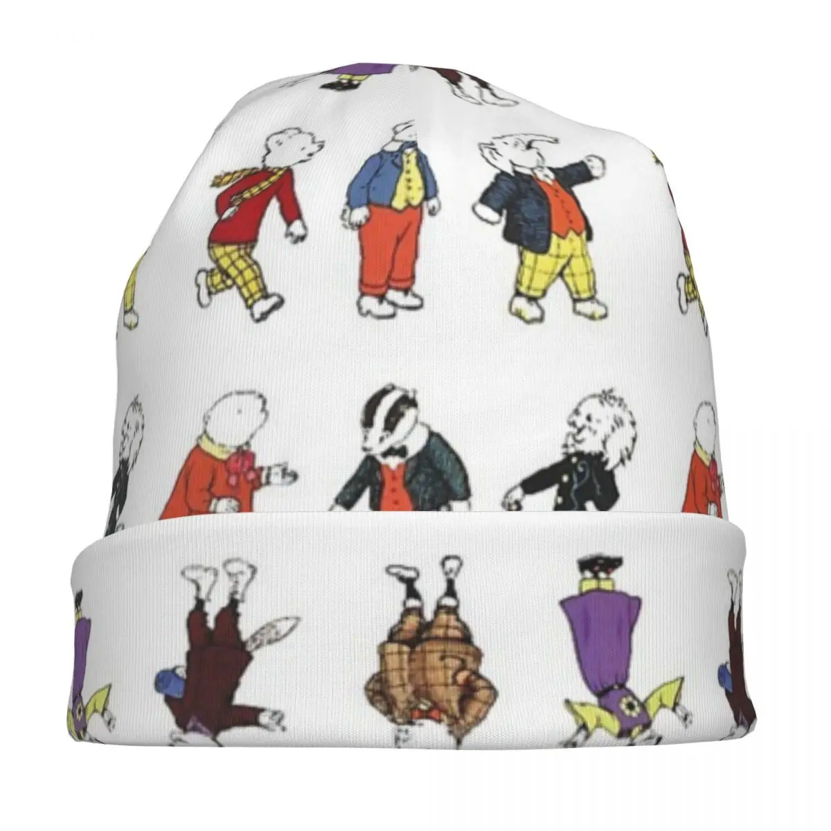 روبرت بير والأصدقاء قبعة محبوكة دافئة الهيب هوب بونيه قبعة الخريف الشتاء في الهواء الطلق قبعات حريمي للرجال النساء الكبار