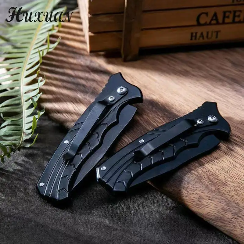 1pc Portable Folding Knife Outdoor Camping Survival Knife Stainless Steel Knife Multitool Pocketknives EDC Knives Box Cutter