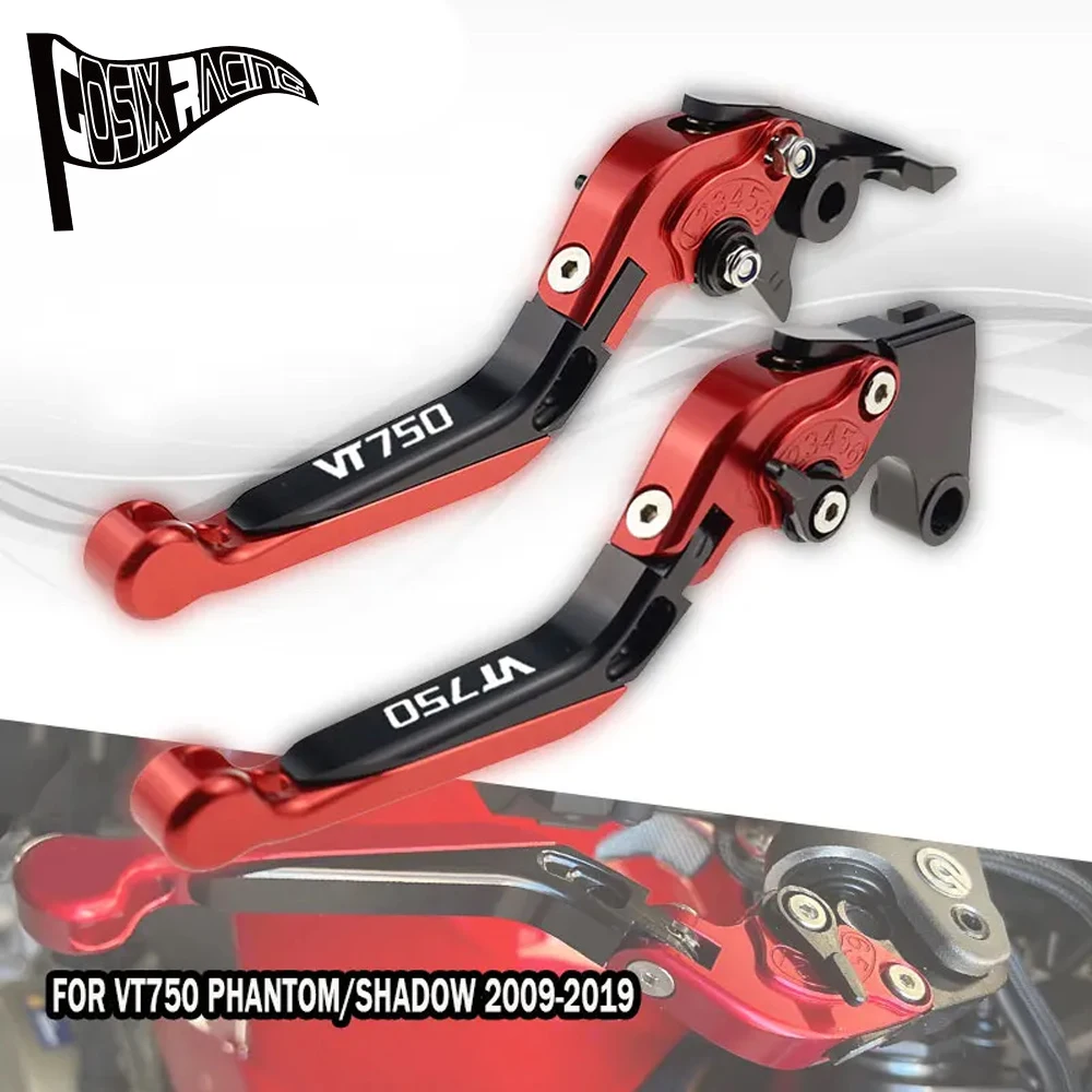 Fit For VT750 Phantom Shadow 09-22 Folding Extendable Brake Clutch Lever For VT750 Motorcycle Accessories Parts Handles Set