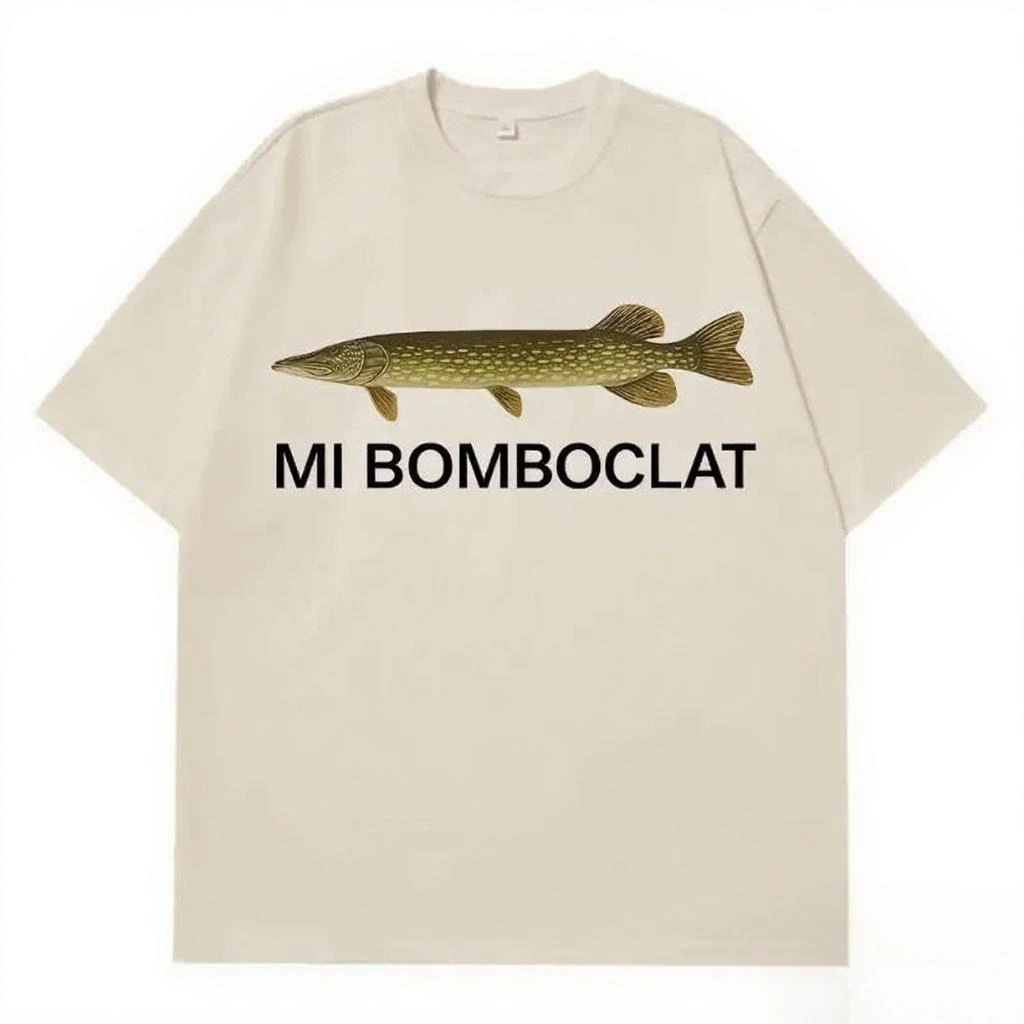 Camisetas divertidos de mi Bomboclot Fish ropa de moda para mujercamiseta غير رسمية de manga corta de verano para mujer