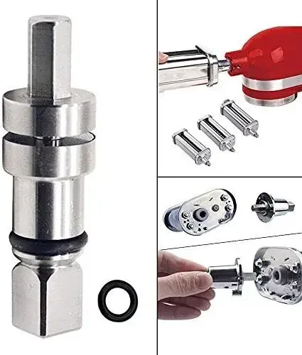 Pasta Attachment Shear Shaft Coupler Drive Shear Shaft Replacement For KitchenAid Pasta Attachments KSMP Series