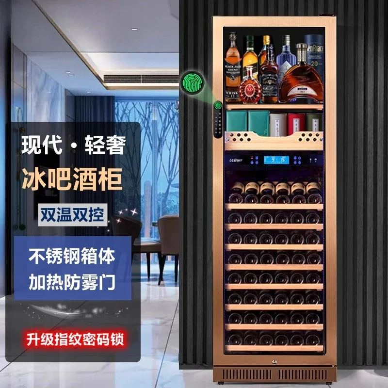 Constant Temperature Red Wine Cabinet, Foreign Wine Cabinet Household Embedded Wine Cabinet, Adjustable Depth Fingerprint Lock