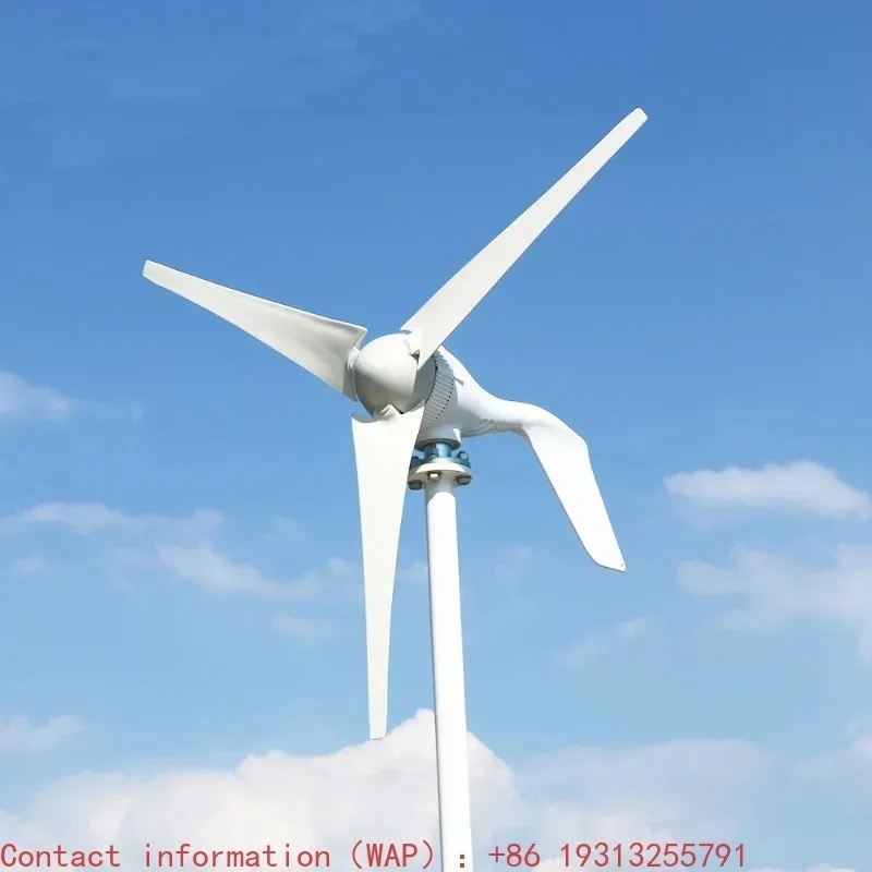 【2026】Home Appliance Wind Turbine Generator 5KW 8KW 12V 24V 48V Free Alternative Energy Camping Windmill Low Start Speed