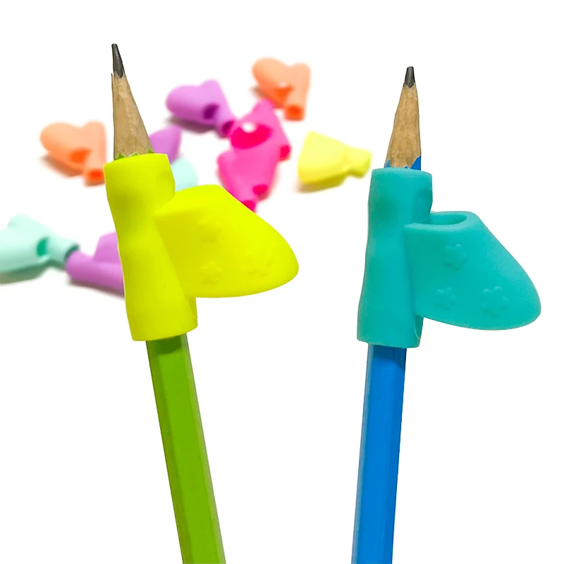 6pcs Writing Corrector Pencil Grip for Learning Holding Device Correcting Pen Holder for Writing Posture Correction - view 3
