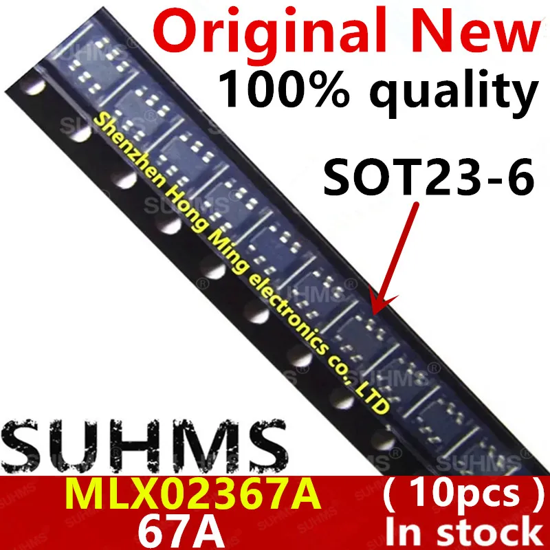 (10 peças) 100% novo chipset MLX02367A 67A sot23-6