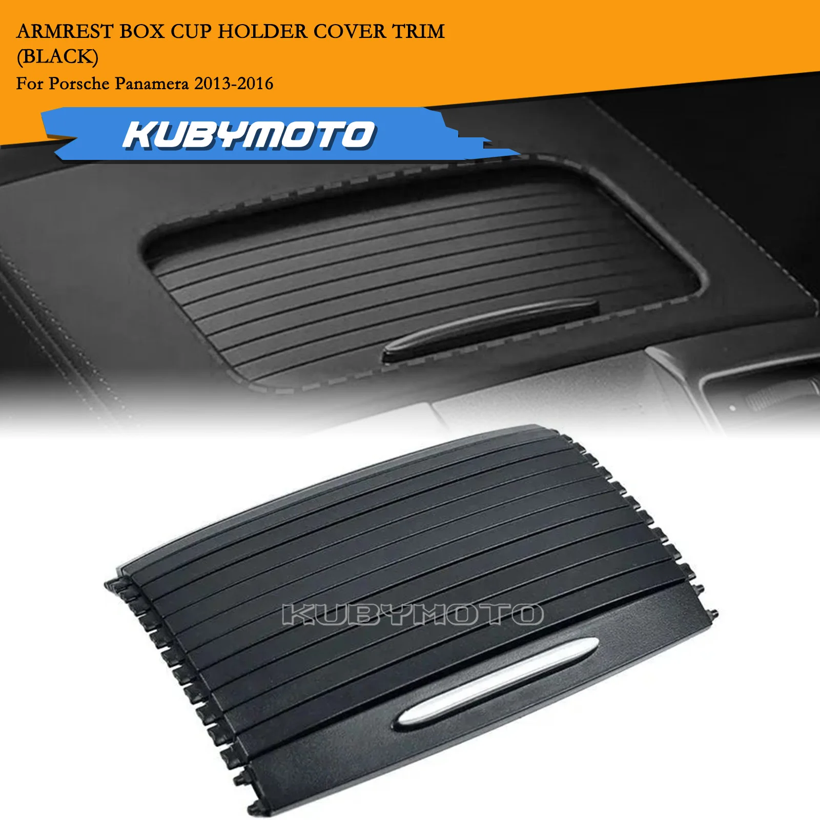 

Сдвижная роллетная панель-крышка для подстаканника в салоне автомобиля для Porsche Panamera 970 2013-2016 Executive Edition