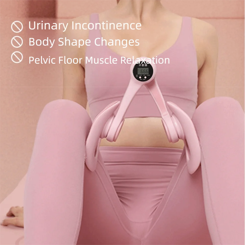 رئيسي الفخذ غير قابل للانزلاق مع عداد 360 ° جهاز تدريب قوة الورك بشاشة LCD قابلة للدوران، شكل مريح قابل للتعديل #6