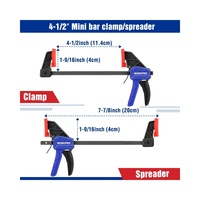 1PC 18 inch WORKPRO Bar Clamp Light-Duty Woodworking Work Bar F Clamp Clip Set DIY Carpentry Hand Tool