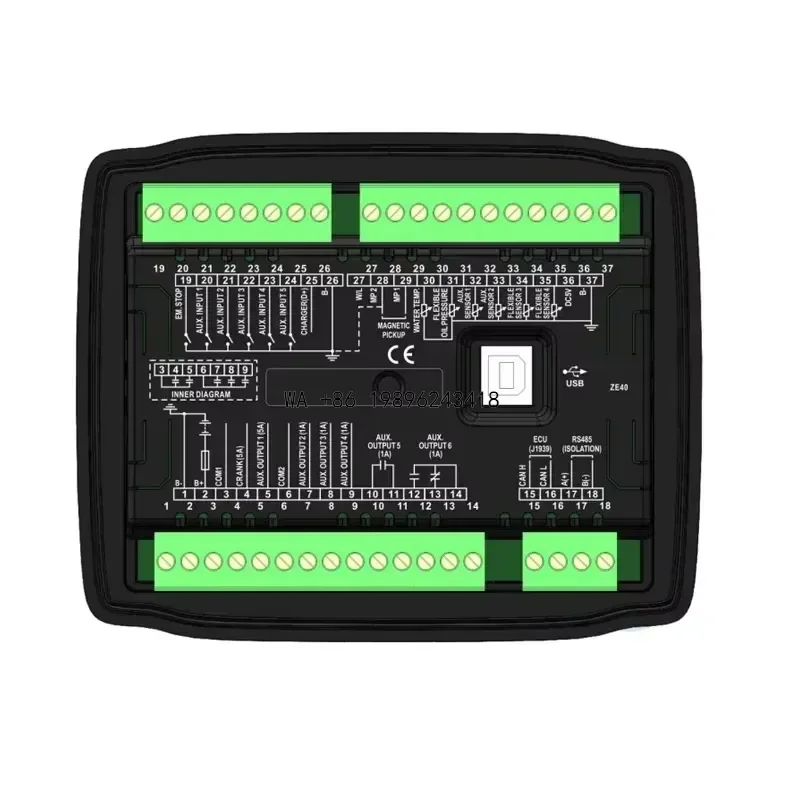 Wmwmnu for Smartgen HEM4100 Auto Start Stop Generator Engine Controller New Original