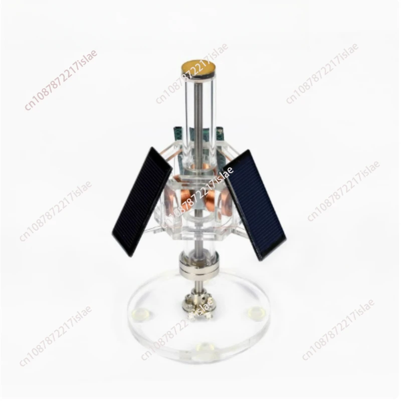 

Magnetic Levitation Solar Motor Three-Sided Vertical Brushless Motor DIY Scientific Experiment Teaching Model Creative Gifts