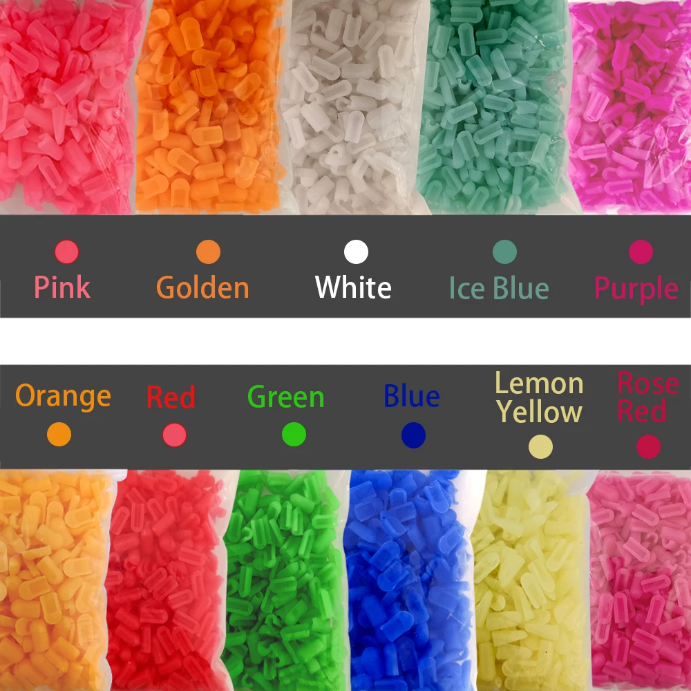 LED قطاع نهاية غطاء 6x12 مللي متر 8x16 مللي متر 10/50/100/200/500 قطعة عالية الجودة مرنة البلاستيك الملحقات مشبك ل أنبوب ضوء النيون 2835 #6