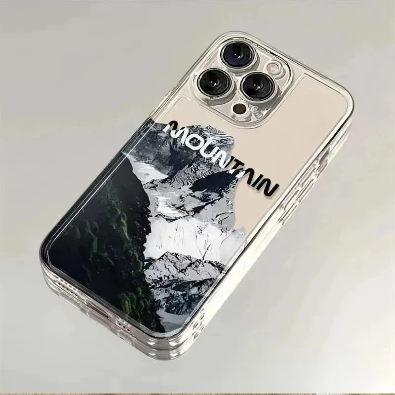 Snow Mountain Landscape Phone Case For Samsung S20 S21 S22 Plus S23 S24 FE S25 Note 20 Ultra A15 A16 A23 A24 A25 5G Phone Cover