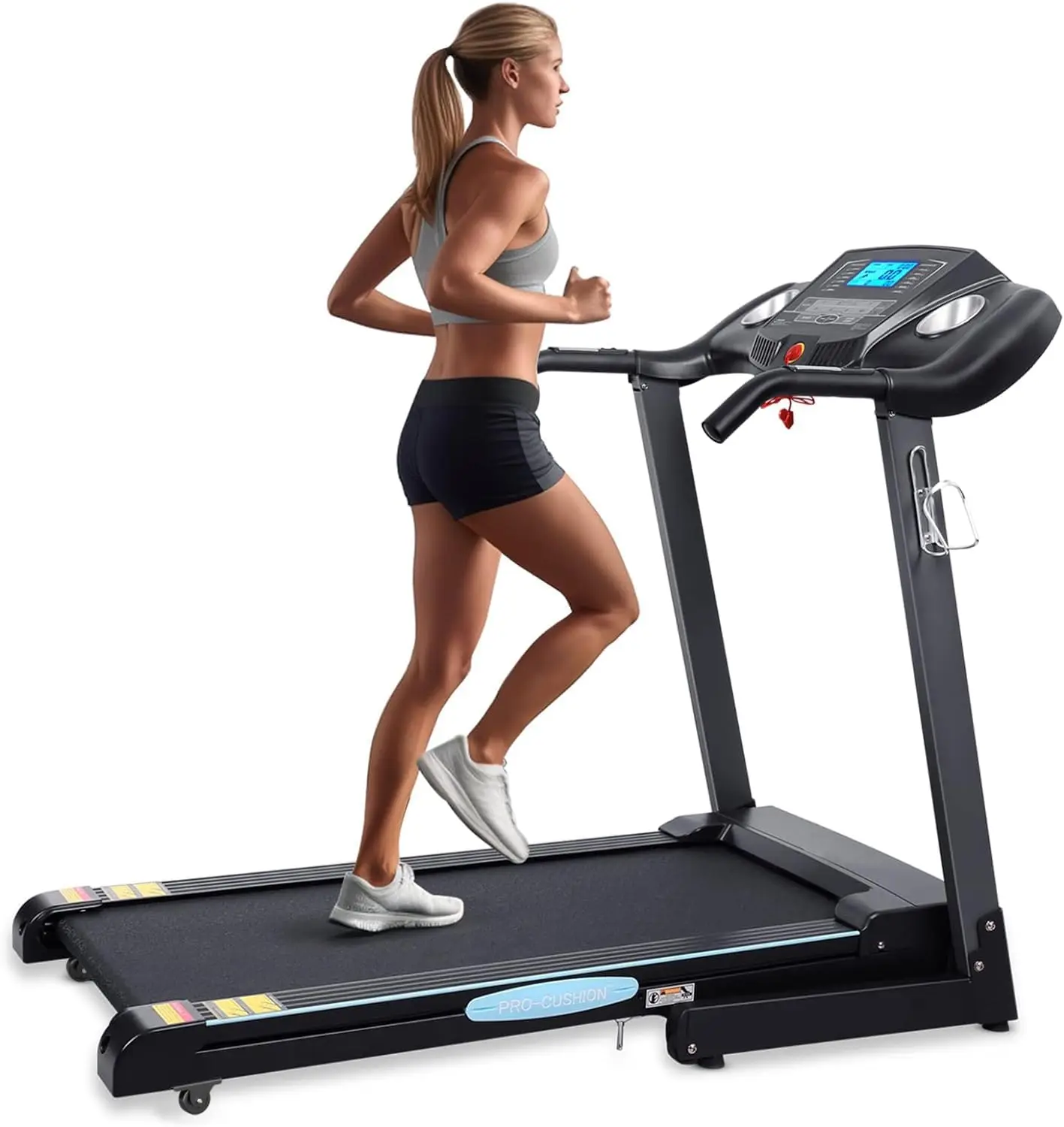 Treadmill with Incline for Home Folding Treadmill with Incline 15 Pre-Set Training Programs Large LCD Display Running Machine