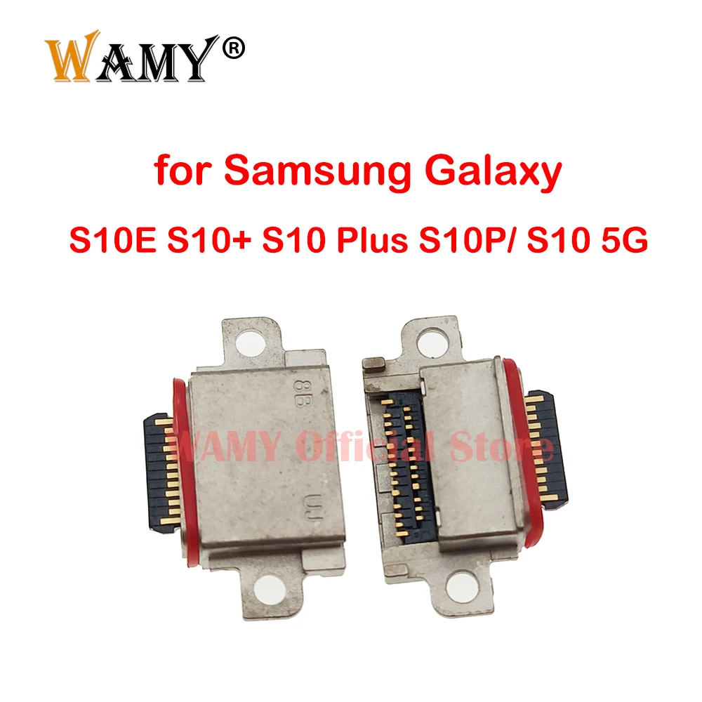 

2-100Pcs Type-C USB Charging Dock Charge Port Jack Plug Connector For Samsung Galaxy S10 Plus S10E S10+ S10E S10Plus S10P 5G