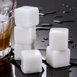 New Whiskey Stones Sipping Ice Cube Cooler Reusable Whisky Ice Stone Whisky Natural Rocks Bar Wine Cooler Party Wedding Gift @1