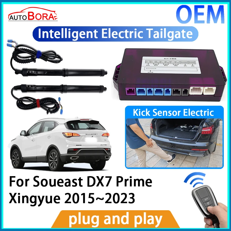 

ZhuCamX Intelligent Electric Tailgate Automatic Lifting Kit Remote Control Opener Trunk for Soueast DX7 Prime Xingyue 2015~2023