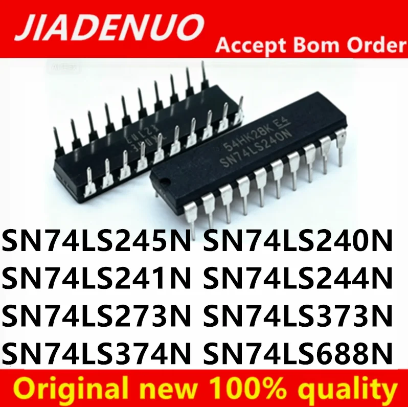 (10piece)100% New SN74LS240N  SN74LS245N SN74LS241N SN74LS244N SN74LS273N SN74LS373N SN74LS374N SN74LS688N DIP20