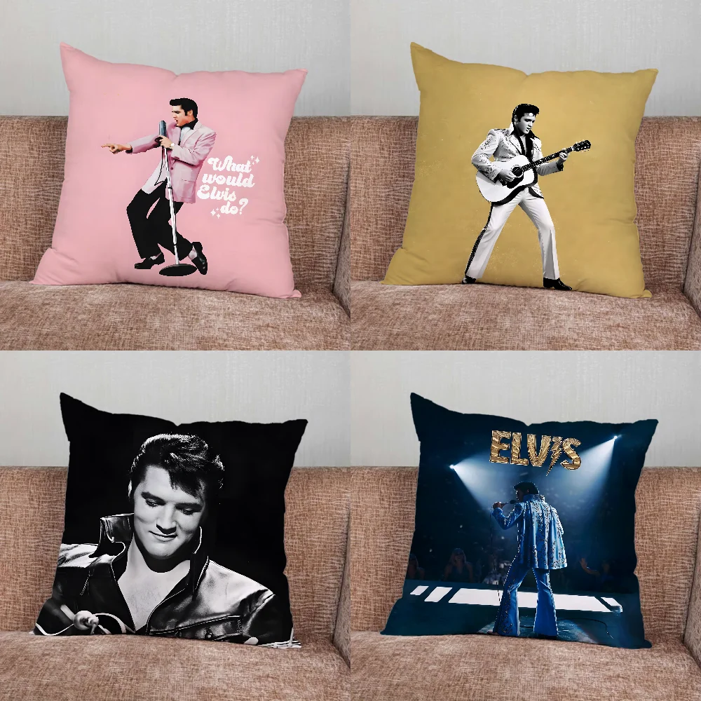 

Singer E-Elvis Pillow Case For Home Bedroom Car Office Decoration Living Room Sofa Cushion Cover Suitable