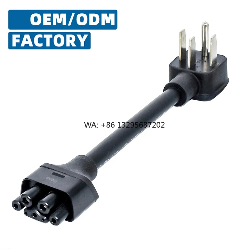 

Адаптер для зарядки электромобилей NEMA 14-50, 40А, с кабелем TPE, мобильный адаптер Gen2