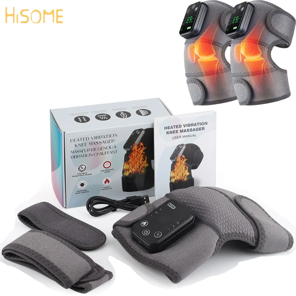 

Многофункциональный массажер 3-в-1 с подогревом и вибрацией: для расслабления плеч, локтей и суставов, термомассажер для коленей, улучшение кровообращения