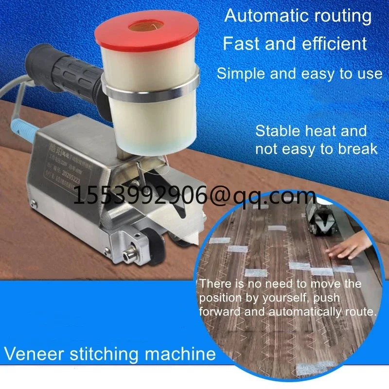 Woodworking splicing machine Small veneer splicing machine Automatic veneer splicing machine