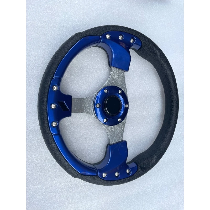 Homemade modified four-wheel electric kart steering wheel, handlebar, color steering wheel with horn buttons