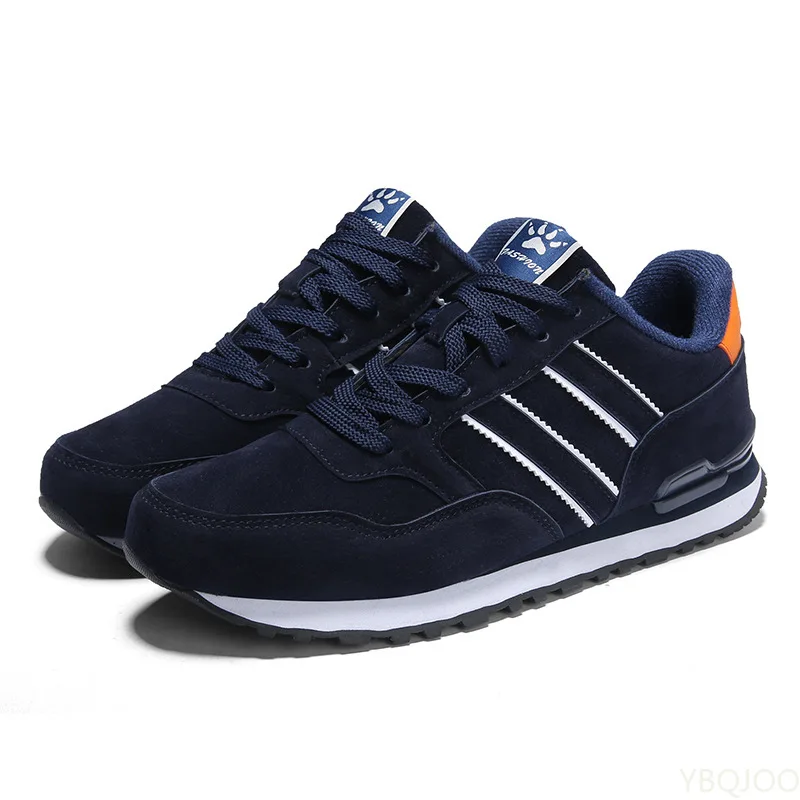 Zapatos informales de cuero Artificial para hombre, zapatos ligeros informales de primavera para hombre, zapatillas planas con cordones, zapatos transpirables para exteriores