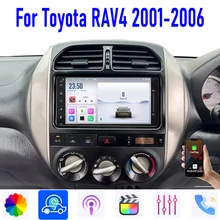 GPS 7" For Toyota RAV4 2001-2006 Apple Carplay Android Auto Car Stereo Radio Wireless Reversing Image Camera Navi 4-64GB WIFI
