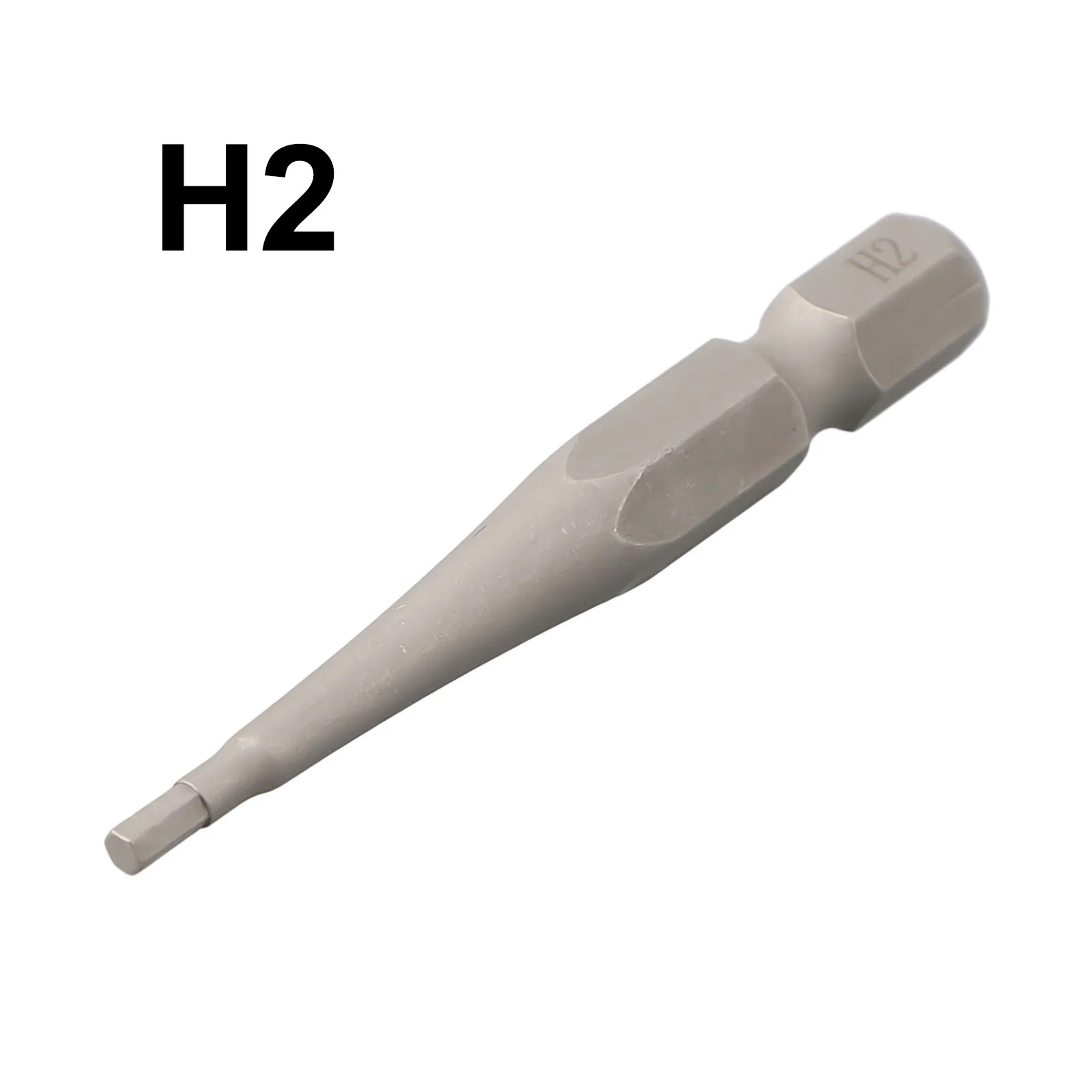 Heavy Duty 50mm Magnetic Screwdriver Bits with Hex Shank Compatible with Size Range of H1 5 to H6 Perfect Tool Addition