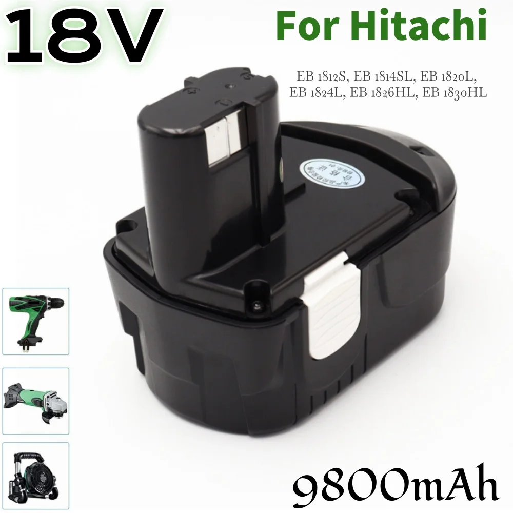

Аккумуляторная батарея 18 В для Hitachi BCL1815 BCL1830 EBM1830 326240 326241 DS18DFL CR18DL, инструменты Bateria