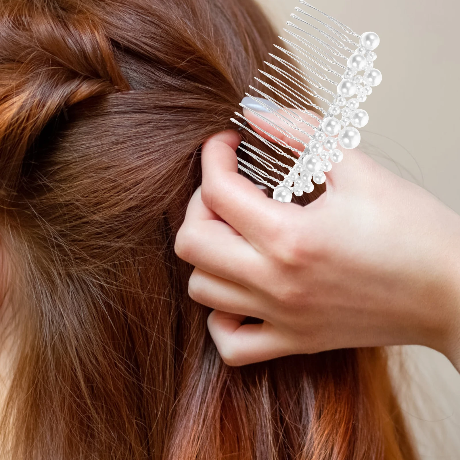 

Clips Lightweight Material Wedding Pearl Comb Prom Accessories Girls Hair Combs Metal Hair Accessories For Girls Pearl Piece