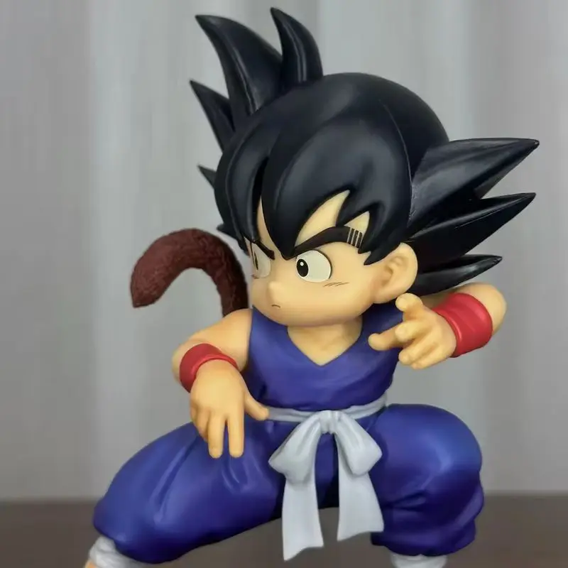 Anime Dragon Ball Son Goku Figur 13cm 5,12 Zoll PVC Actionfigur Sammlermodell Sammlerstück zur Ausstellung für Anime-Sammler